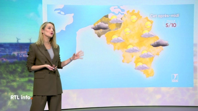 Emilie Dupuis annonce les prévisions pour les prochaines heures et les prochains jours.