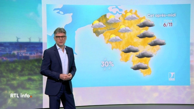 Stephan van Bellinghen annonce les prévisions pour les prochaines heures et les prochains jours. Il en profite également pour donner ses prévisions pour ce vendredi à Jambes, où la parade RTL passera.