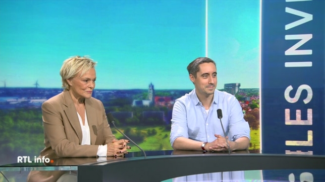 Olivier Schoonejans reçoit le réalisateur Pierre Mazingarbe et l'actrice Muriel Robin pour présenter le film La pire mère au monde.