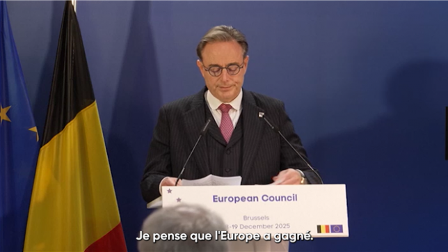 Le Premier ministre belge n'a pas cédé face aux pressions et les Européens se sont accordés pour trouver un plan d'aide à l'Ukraine sans utiliser les avoirs russes gelés en Belgique.