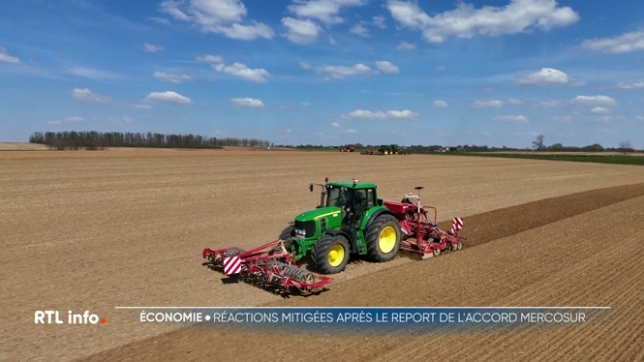 Prévue ce samedi, la ratification est finalement reportée à janvier, un délai indirectement lié à la mobilisation de plus de 7 000 agriculteurs à Bruxelles. Si les manifestants estiment avoir pesé sur la décision, ce report reste une demi-victoire. Qu'en pensent les agriculteurs et les entreprises ?