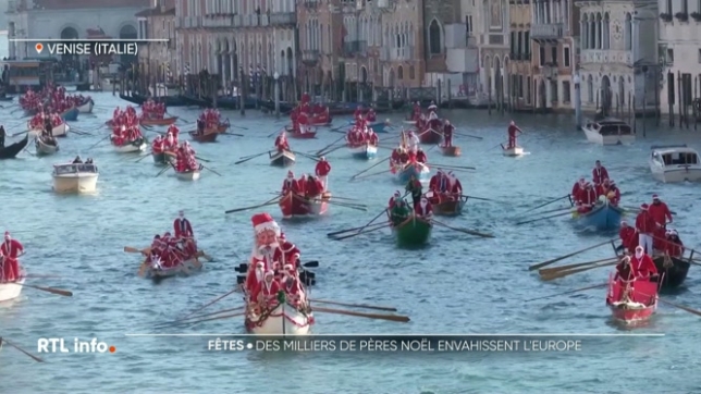 Les enfants sages attendent le père Noël avec impatience. Un peu partout dans le monde, des admirateurs se sont déguisés pour lui rendre hommage. C'était le cas aussi à Gand et à Liège.