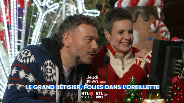 Pour ce 25 décembre, RTL propose un bêtisier inédit avec des caméras cachées menées par Sandrine Dans et Hugues Hamelynck. Les animateurs se retrouvent dans des situations totalement loufoques au marché de Noël de Mons.
