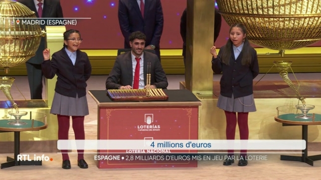 La loterie espagnole El Gordo a mis en jeu près de 2,8 milliards d'euros cette année, soit 70 millions de plus que l'an passé. Considérée comme la plus ancienne et la plus importante au monde, elle continue de faire rêver des millions de joueurs.