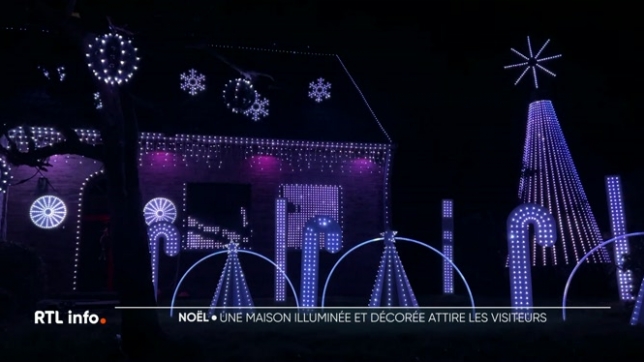 En cette période de fêtes, nombreux sont ceux qui décorent leur maison et leur façade. Certains vont encore plus loin et proposent de véritables illuminations spectaculaires. C'est le cas à Rèves, dans le Hainaut, où la maison de Vinciane et Raphaël attire chaque année de nombreux curieux.