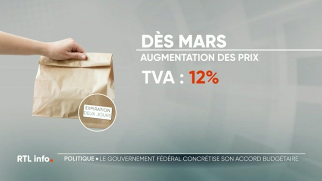 Le gouvernement fédéral a validé dans la nuit la loi-programme mettant en œuvre l'accord budgétaire, incluant notamment un plafonnement de l'indexation et des hausses de TVA et d'accises.