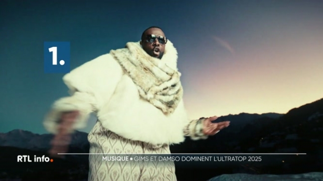 Ils font peut-être partie de vos chouchous. Carton plein pour Gims et Damso qui dominent le classement de l'Ultratop Wallonie 2025, au niveau des ventes et du streaming. De quoi confirmer la puissance du rap francophone face à la pop mondiale.
