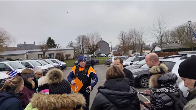 Une battue organisée à Denée, dans la commune d'Anhée pour retrouver Brieg Luz.