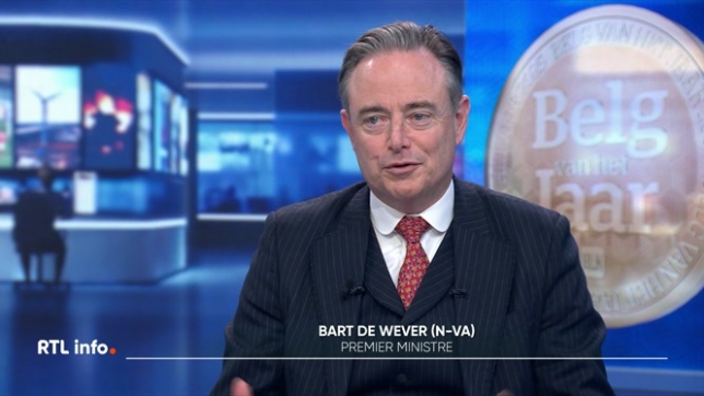 Désigné « Belge de l'année » par les médias flamands, Bart De Wever s'est exprimé à propos de cette élection, mais surtout sur les défis qui attendent le Premier ministre.