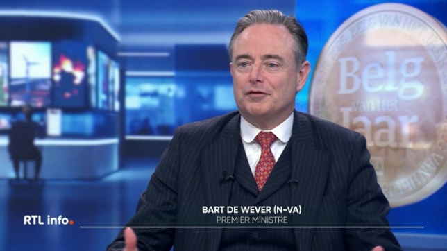 Désigné « Belge de l'année » par les médias flamands, Bart De Wever s'est exprimé à propos de cette élection, mais surtout sur les défis qui attendent le Premier ministre.