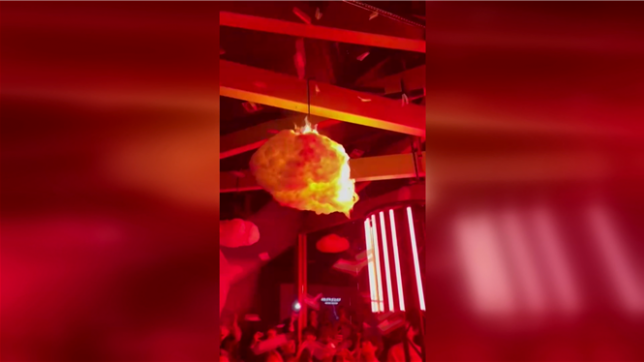 Catastrophe évitée de peu aux Jeux d'Hiver : un élément de décoration s'est embrasé pendant la fête du réveillon