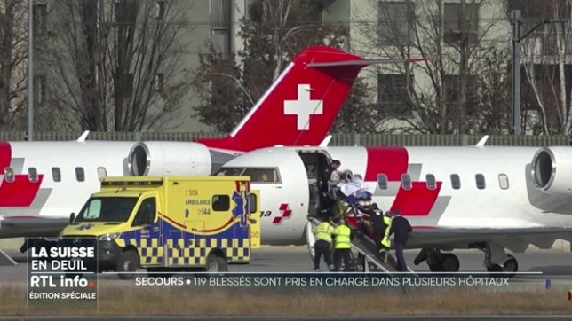 119  blessés ont donc été pris en charge par différents hôpitaux, en Suisse, mais aussi à l'étranger. 50 d'entre eux ont été transférés dans les pays voisins (la France, l'Allemagne et l'Italie), mais aussi la Belgique et le Grand-duché de Luxembourg.