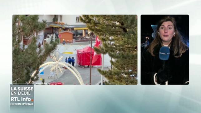 Laura Van Lerberghe, envoyée spéciale à Crans-Montana en Suisse, explique qui étaient les patrons du bar Le Constellation qui s'est embrasé la nuit de la Saint-Sylvestre.