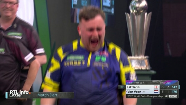 À seulement 18 ans, Luke Littler s'est offert un deuxième titre mondial en écrasant Gian van Veen 7-1 en finale, concluant un parcours maîtrisé de bout en bout. Un doublé déjà historique pour ce prodige qui confirme son statut de phénomène.