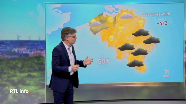 Stephan van Bellinghen annonce les prévisions pour les prochaines heures et les prochains jours.
