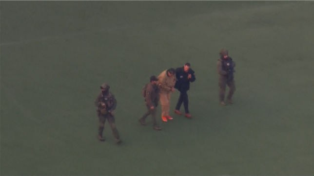 Nicolas Maduro transféré au tribunal de New York en hélicoptère.