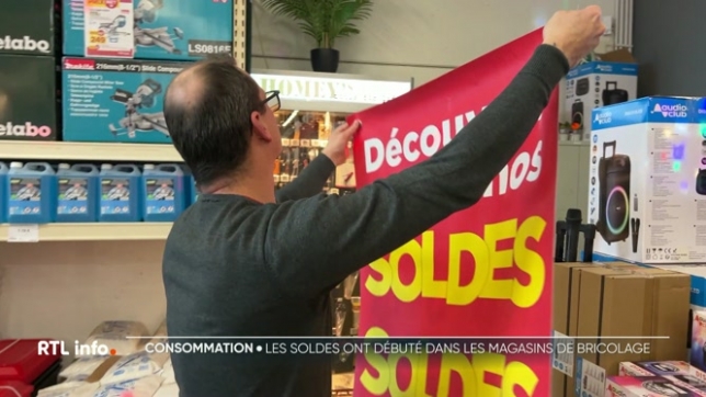 Bilan globalement positif pour le premier week-end de soldes, selon le syndicat neutre pour indépendants. Une tendance positive liée notamment à la météo très froide. Les magasins de bricolage se frottent aussi les mains durant les soldes.