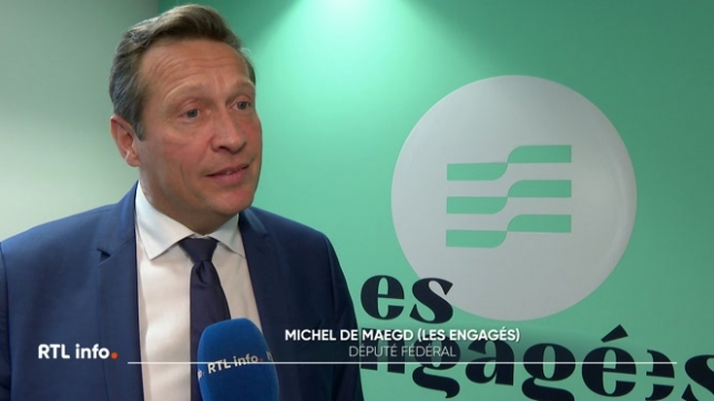 Ancien journaliste et membre du Mouvement réformateur depuis six ans, il rallie aujourd'hui l'autre parti francophone de la majorité. Âgé de 56 ans, Michel de Maegd était en conflit ouvert avec Georges-Louis Bouchez au sujet de la position du MR sur Gaza.