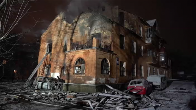 Une frappe russe touche Kiev, un missile hypersonique utilisé ?