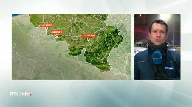 En direct du barrage routier mis en place par des agriculteurs à Courrière, Sébastien Prophète fait le point sur les actions qui sont toujours en cours ce soir.