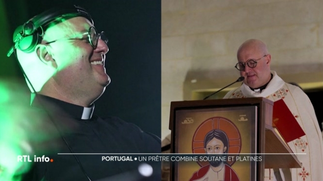 Padre Guilherme, âgé de 52 ans, a plusieurs millions de fans sur les réseaux sociaux, et mixe dans les plus grands clubs du monde, avec des messages d'amour et de paix.