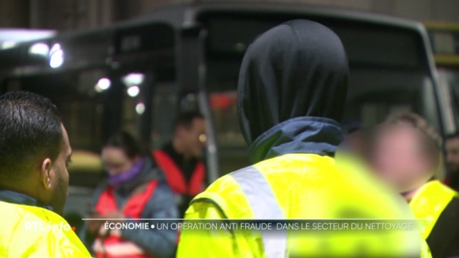 Une équipe de RTL info a exceptionnellement pu assister à une opération de contrôle de l’ONSS menée au sein de l’entreprise de nettoyage qui officie à la STIB, à Bruxelles. L'objectif était de vérifier que le travail était conforme et qu’il n’y avait pas de cas avérés de fraude sociale.
