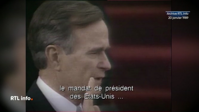 Alors que Donald Trump célèbre le 1er anniversaires de son second mandat, la séquence L'archive du jour revient sur la prestation de serment de son prédécesseur le 20 janvier 1989. Ce jour-là, George Herbert Walker Bush, dit aussi George Bush père, devenait le 41ème président des Etats-Unis.