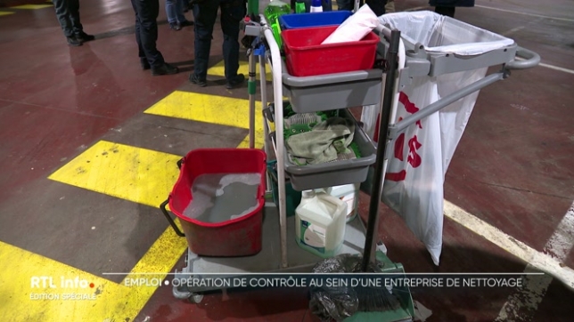 Une équipe de RTL info a exceptionnellement pu assister à une opération de contrôle de l’ONSS menée au sein de l’entreprise de nettoyage qui officie à la STIB, à Bruxelles. Les contrôles de ce type vont s'intensifier dans les mois et années à venir.