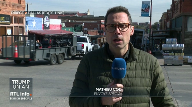 Mathieu Col vient de passer plusieurs jours auprès des Américains à l'occasion du 1er anniversaire du second mandat présidentiel de Donald Trump. Comment ont-ils vécu ce début de deuxième mandat ? Voici le ressenti de notre reporter présent ce soir au Texas.