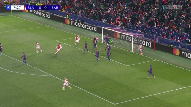 Ligue des Champions : le résumé de Slavia Prague-FC Barcelone (2-4)