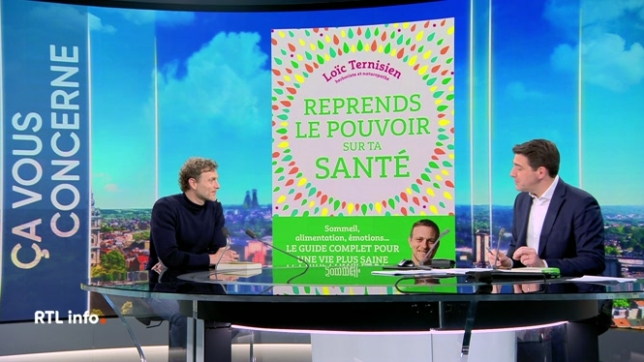 Invité du RTLinfo 13h, le naturopathe et herboriste Loïc Ternisien présente son livre consacré à la santé dans lequel il évoque notamment nos modes de fonctionnement, les émotions et les relations sociales.