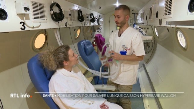 Les communes de la région tirent la sonnette d'alarme et appellent les autorités à sauver cet outil vital. En effet, le caisson est utilisé par 260 patients chaque année, dans divers cas de figure. Mais le service est menacé de fermeture pour des raisons budgétaires. Explications.