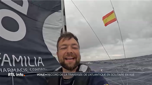 « Un petit café au lever du soleil » : Quentin Debois, un skipper liégeois tente de battre le record de la traversée de l’Atlantique... en solitaire