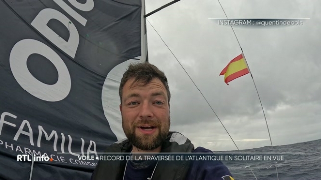Le Belge s'est lancé un sacré défi : battre le record de la traversée de l'Atlantique à la voile en solitaire, d'est en ouest, sur un Mini 6.50, un voilier de 6m50, le plus petit bateau de compétition capable de réaliser une transocéanique. Parti de Cadix, le skipper de 38 ans est dans les temps.