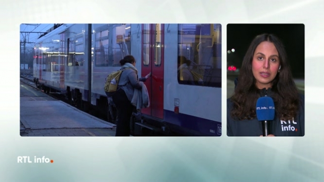 En direct d'Ottignies-Louvain-la-Neuve, Meryem Laadissi fait le point sur ce qui est prévu pour la 2ème journée d'action à la SNCB et au TEC. Qui circulera et qui ne circulera pas ?
