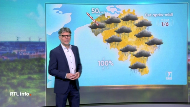 En plateau, Stephan van Bellinghen donne ses prévisions météo pour les prochaines heures et les prochains jours.