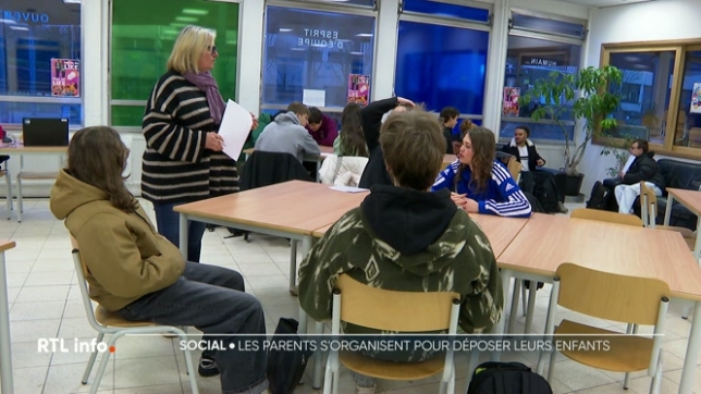 Cette semaine, se rendre au travail ou à l'école demande un peu plus d'organisation. Certaines écoles adaptent leurs horaires pour aider les parents à concilier boulot et mobilité. Exemple en Brabant wallon : l'Institut technique provincial de Court-Saint-Étienne a ouvert ses portes dès 6h30.