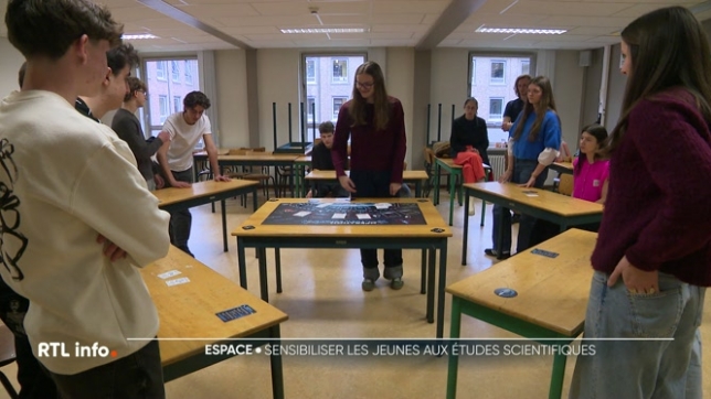 À Namur, l'espace était à l'honneur aujourd'hui. Des élèves de 5e et 6e secondaires ont participé au séminaire annuel destiné à éveiller leur curiosité scientifique. Au programme : des questions sur la recherche spatiale et les missions à venir dans l'espace.
