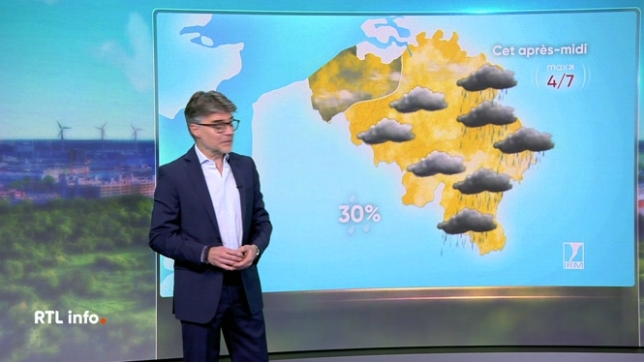 En plateau, Stephan van Bellinghen donne ses prévisions météo pour les prochaines heures et les prochains jours.