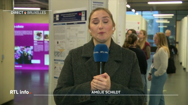 On retrouve en direct Amélie Schildt pour faire le point sur le séminaire auquel participent 250 chercheurs du Télévie.