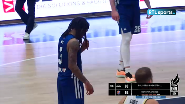 European North Basketball League : le Brussels s'incline contre le Dinamo Zagreb (92-95)
