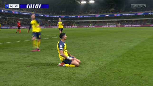 Ligue des Champions : Khalaili ouvre le score pour l'Union contre l'Atalanta