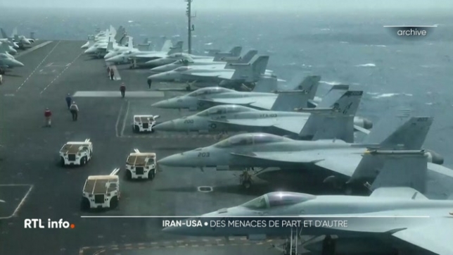Le président américain a déclaré J'espère ne pas devoir frapper l'Iran. Mais Téhéran menace de s'en prendre aux bases et porte-avions américains, en cas d'attaque.