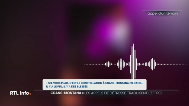Il y a un mois, l'incendie dans le bar Le Constellation à Crans-Montana faisait 40 morts et plus de 100 blessés. Les enregistrements des 171 appels au numéro d'urgence témoignent de la sidération lors de cette tragédie.