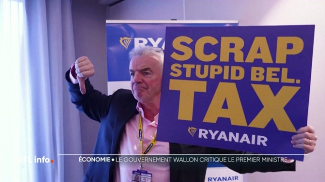 Le ministre-président wallon a interpellé le premier ministre pour lui demander d'annuler sa taxe sur les passagers d'avions. Une taxe jugée communautaire.