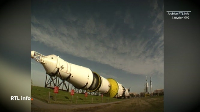 Cap sur Houston au Centre d'entraînement de la NASA où notre astronaute Dirk Frimout préparait sa mission à bord de la navette Atlantis.