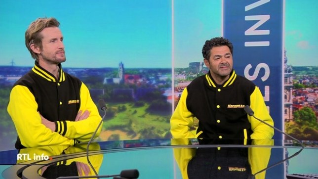 On retrouve en plateau Philippe Lacheau et Jamel Debbouze pour présenter le film Marsupilami.