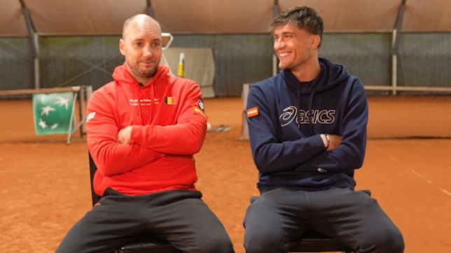 Raphaël Collignon est venu titiller son capitaine, qui est aussi son entraîneur.