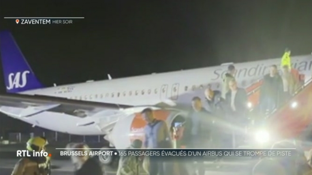 Hier soir, un avion de Scandinavian Airlines a tenté de décoller sur une piste de transit, trop courte pour le décollage. Il a été arrêté à temps.