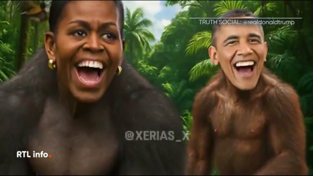 Le président américain voudrait démontrer que l'élection présidentielle qui'l a perdue en 2020 était truquée. Le camp démocrate s'indigne de cette publication.